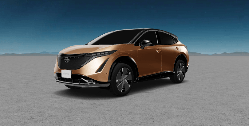 WordPress görüntü SEO ex - ön görünüm Nissan Ariya Candy Red 2022