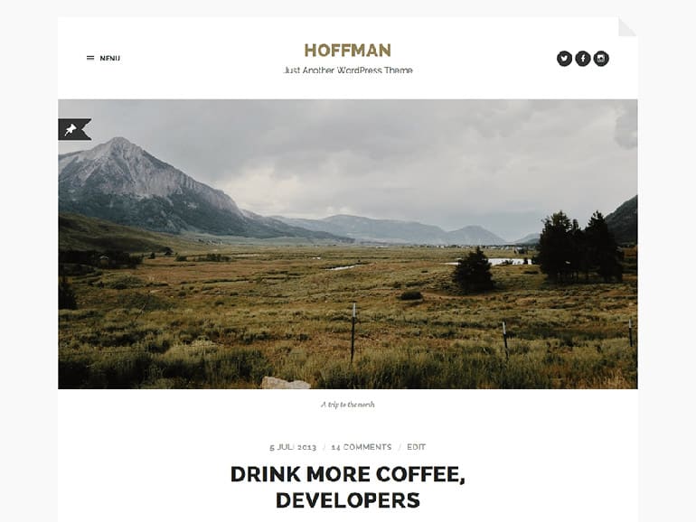 Hoffman Blog Teması