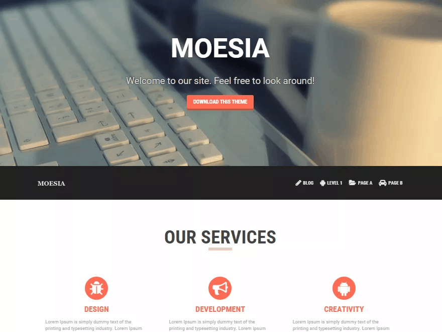 Moesia WordPress Teması