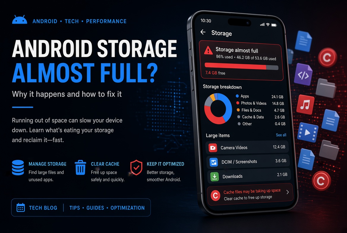 Android depolama dolu uyarısı çıkıyor ama yer var
