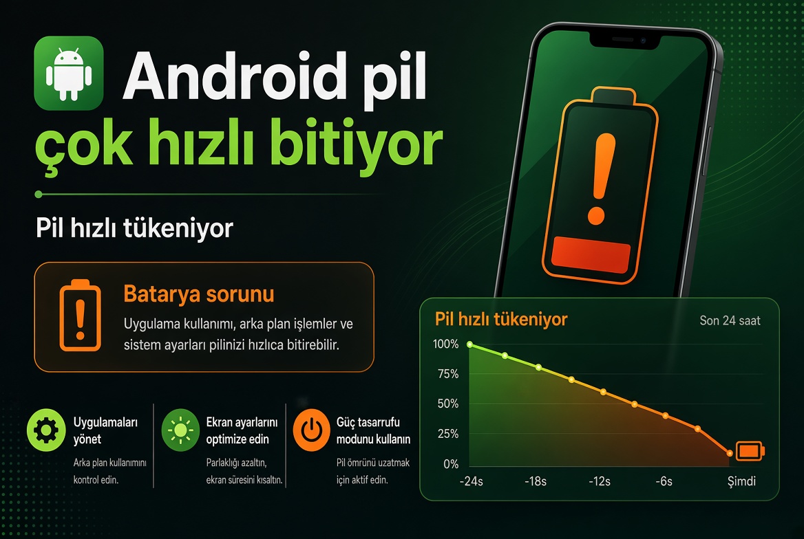 Android pil çok hızlı bitiyor