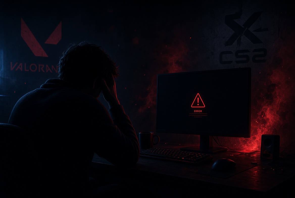 valorant cs2 açılırken takılıyor veya siyah ekran geliyor